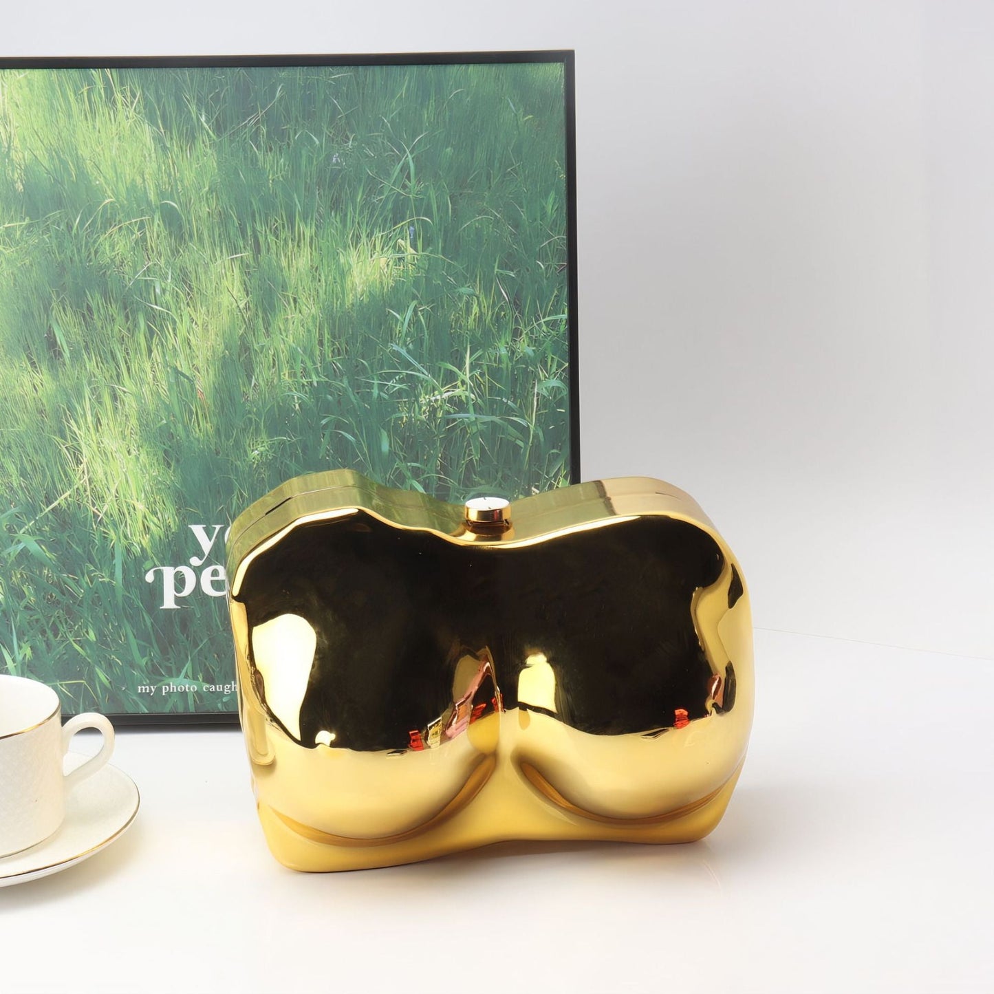 Elegant Irregular Acrylic Shaped Bag – Stylish evening Clutch Purse Perfect for Parties, Proms, and Weddings