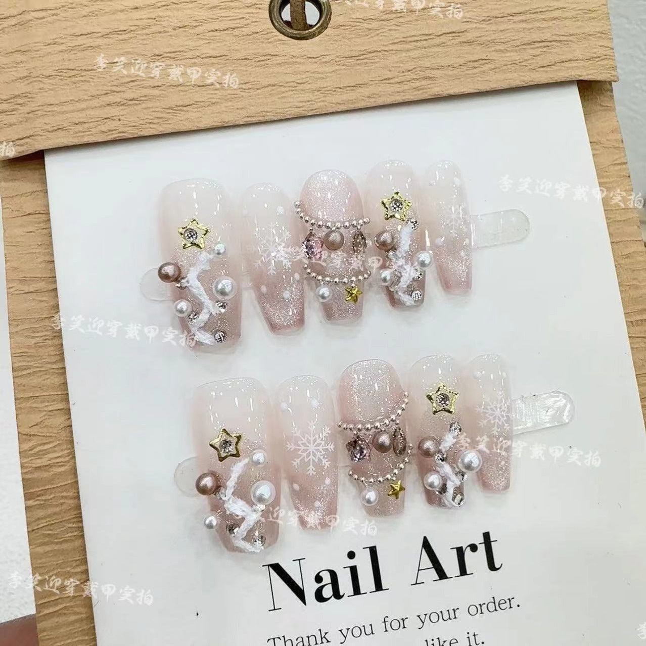 0994- Handmade press on nails fake nails removable