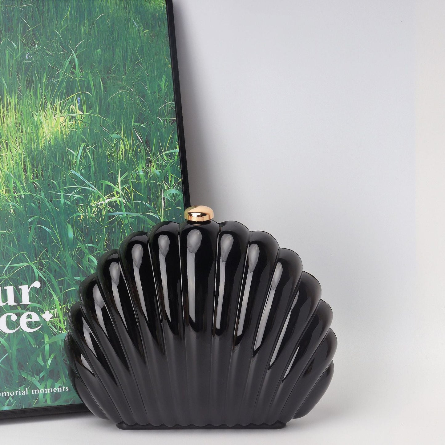 Shell Box Bag, Clutch Purse, Dinner Purse evening Clutch Purse Party, Prom Bag, Party Purse,