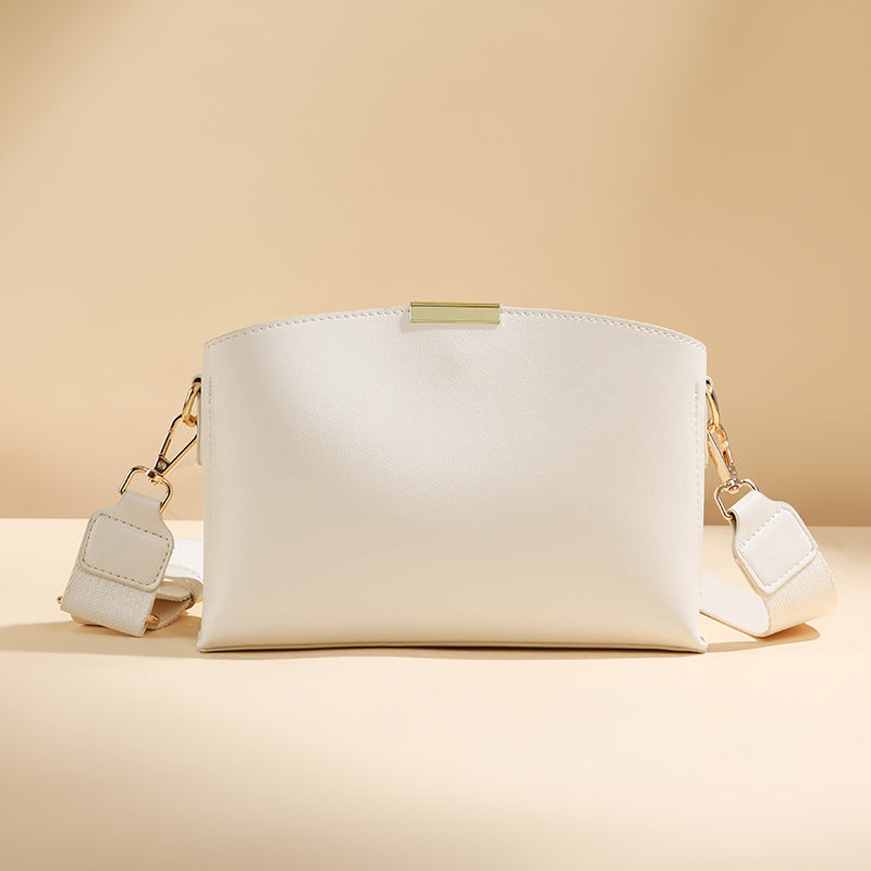 Elegant Women's Wide Shoulder Strap Shell Bag - Stylish & Functional Small Crossbody Bag