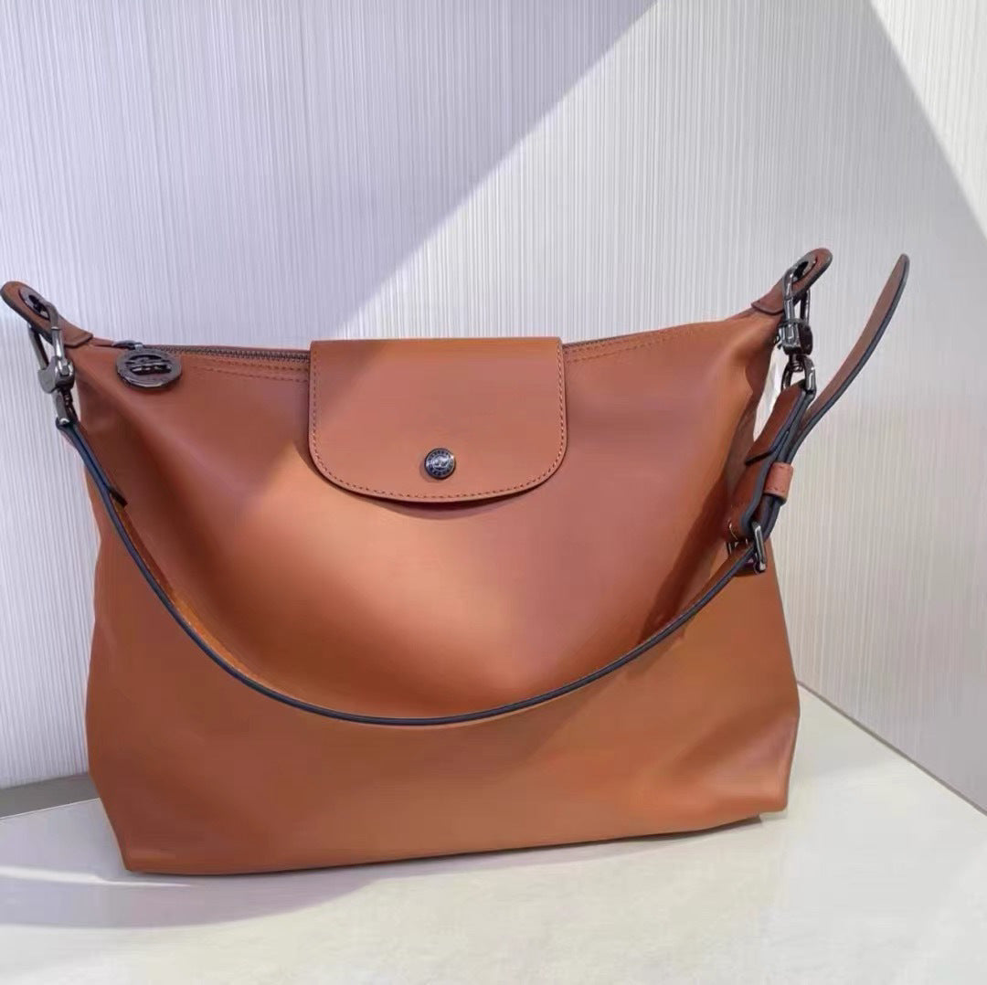 Hobo Underarm bag, boho grey women's bag, Crossbody shoulder bag, large capacity versatile women's hobo bag