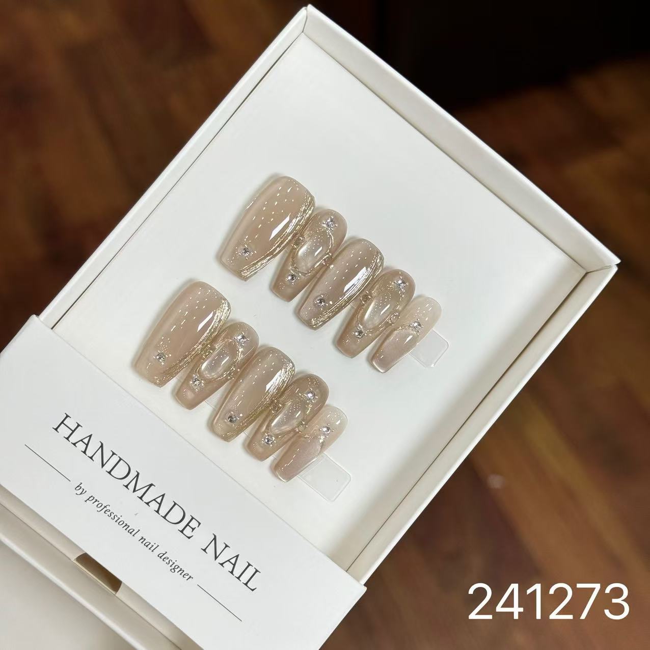 1030- Handmade press on nails fake nails removable