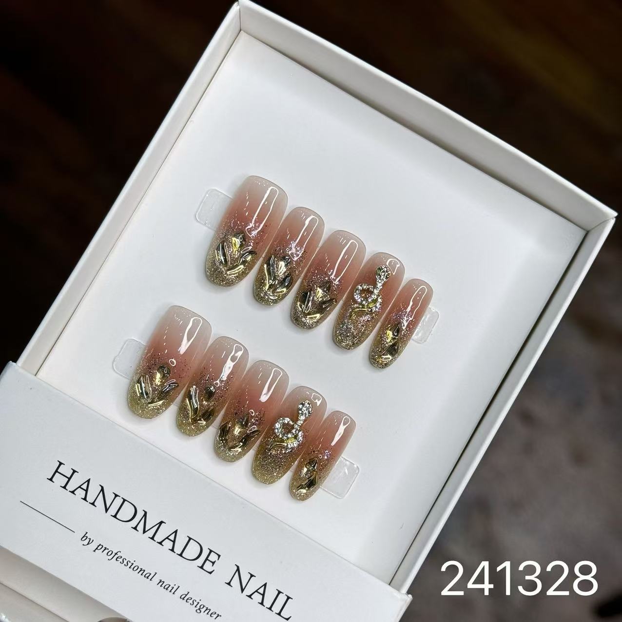 1030- Handmade press on nails fake nails removable