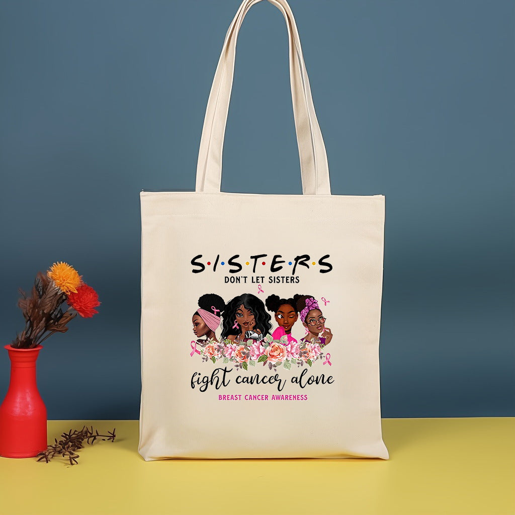 Canvas printed shoulder bag, fashionable and lightweight shopping bag, large-capacity cotton bag 2pcs hobo.