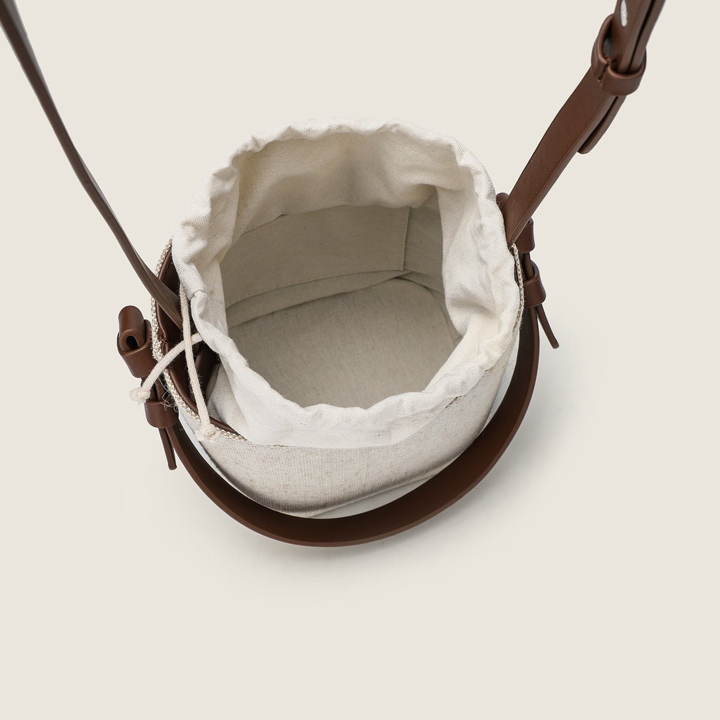 Stylish Canvas Bucket Bag – Versatile Contrast Bag & Elegant Shoulder Crossbody Handbag hobo