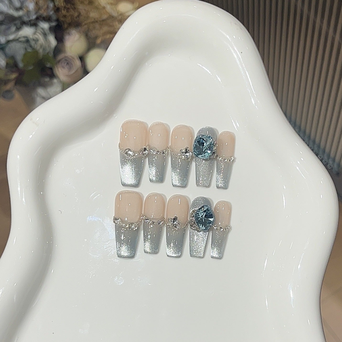 0995- Handmade press on nails fake nails removable