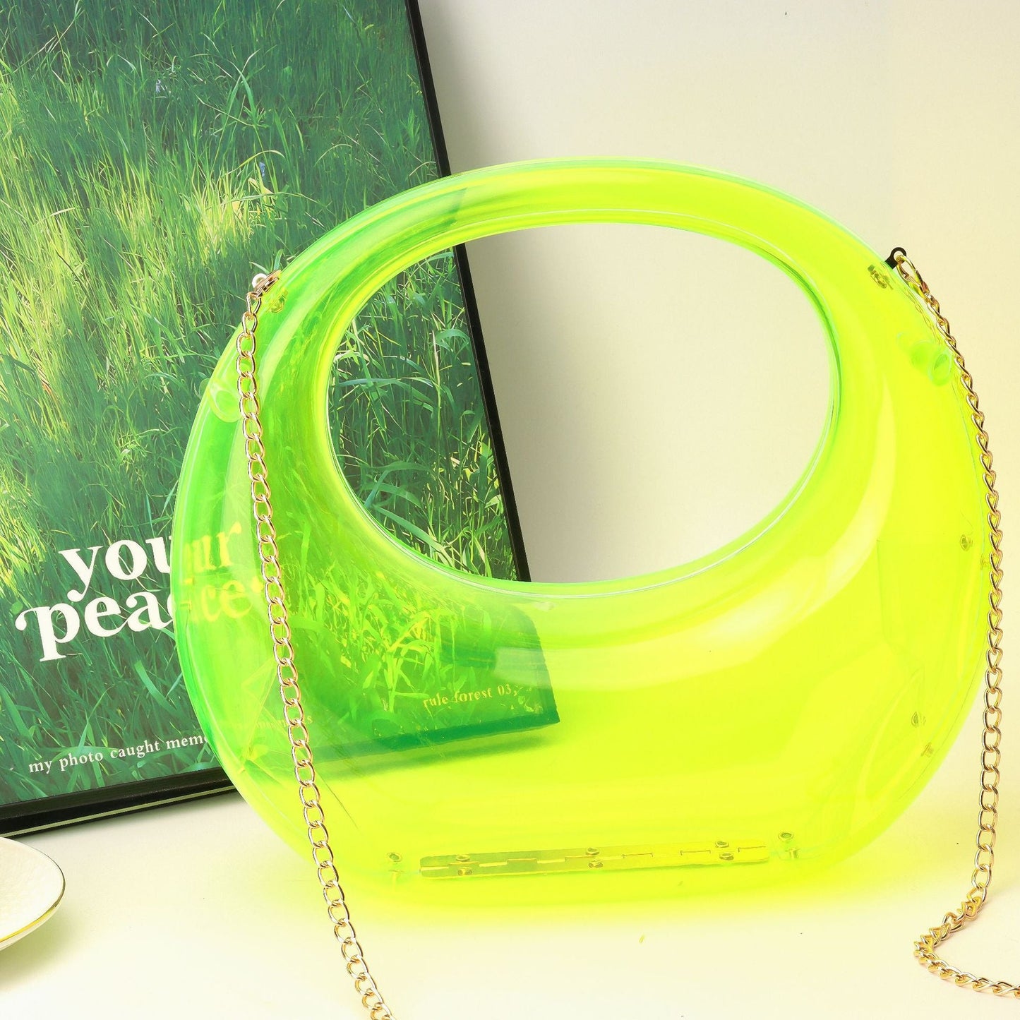 Elegant evening Bag – Gold and Silver Dinner Bag, Stylish Makeup Acrylic Bag, Perfect Prom Bag, Party Purse, and Wedding Clutch