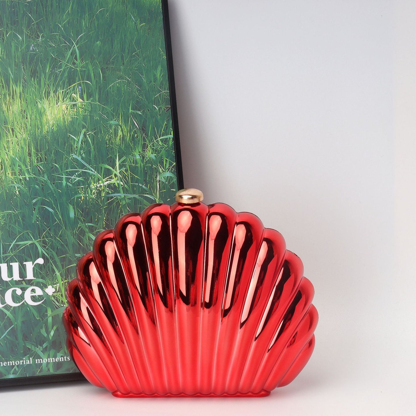 Shell Box Bag, Clutch Purse, Dinner Purse evening Clutch Purse Party, Prom Bag, Party Purse,