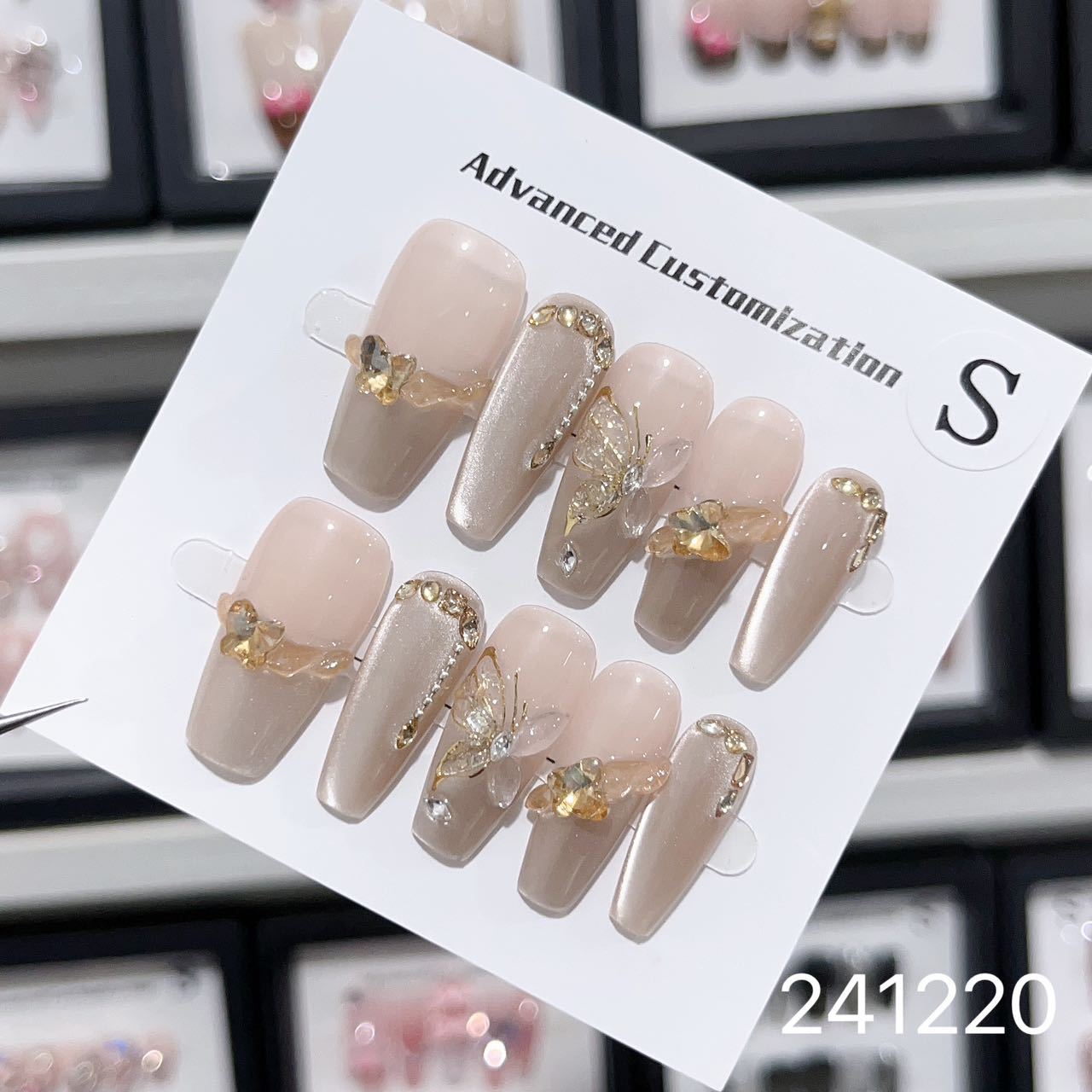 1031- Handmade press on nails fake nails removable