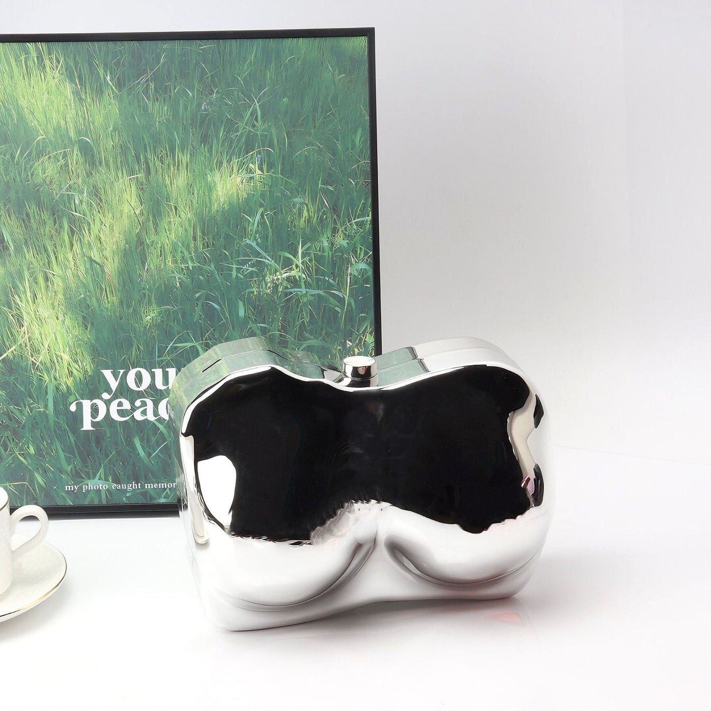 Elegant Irregular Acrylic Shaped Bag – Stylish evening Clutch Purse Perfect for Parties, Proms, and Weddings