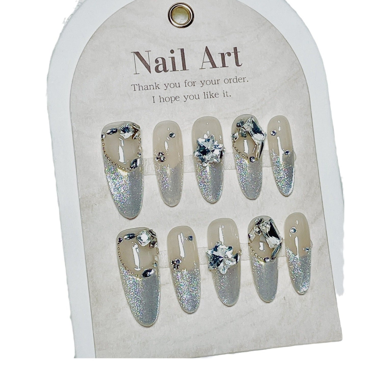 0957- Handmade press on nails fake nails removable