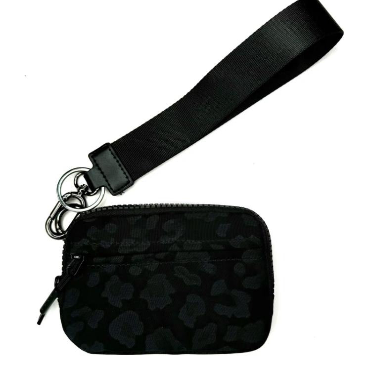 Transparent PVC Card Bag – Portable Wrist Bag for Bank Card & Change Storage