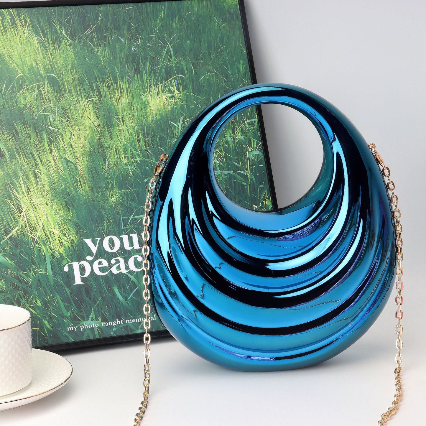 Acrylic Lock Women's Bag, Prom Bag, Party Purse, Prom Bags Clutch, Wedding Purse, Evening Purse, Dinner Bag,