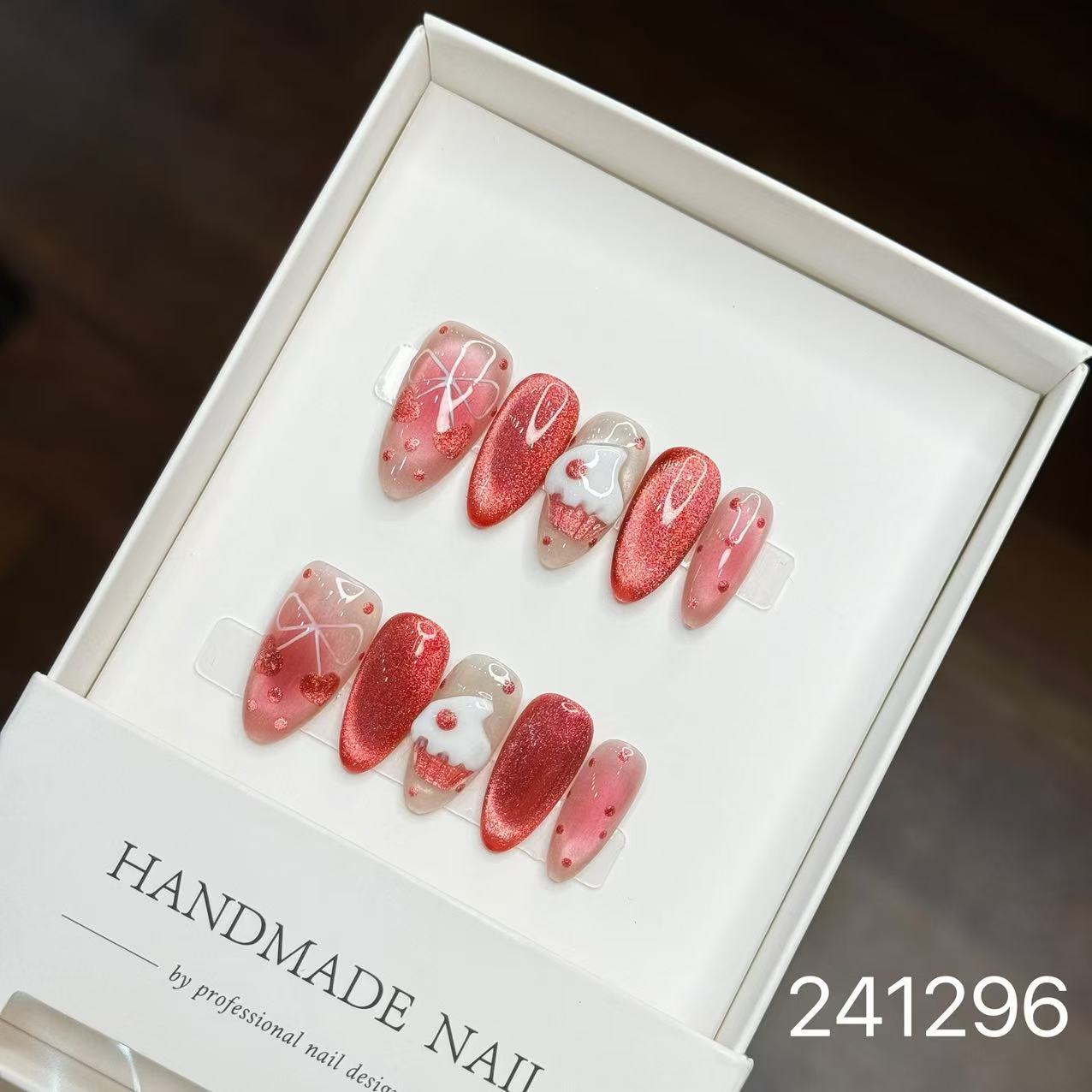1029- Handmade press on nails fake nails removable