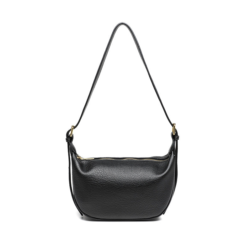 Small shoulder bag, female spring design hobo bag, fashionable versatile shoulder bag
