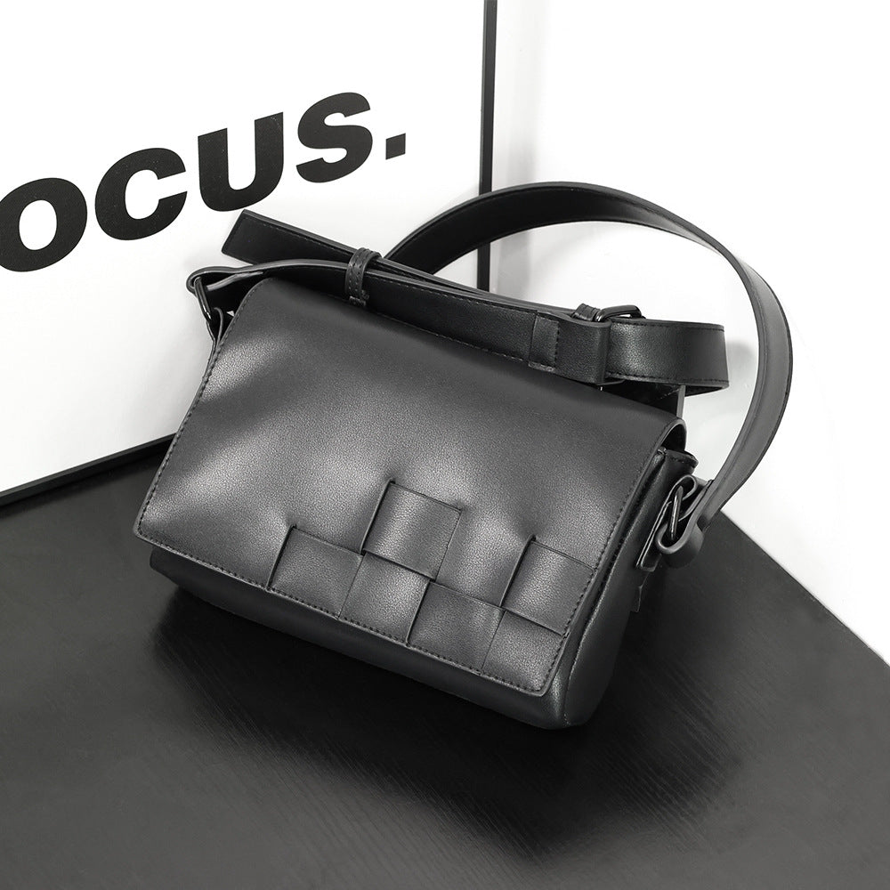 Shoulder bag men, fashion crossbody bag unisex, woven crossbody bag,