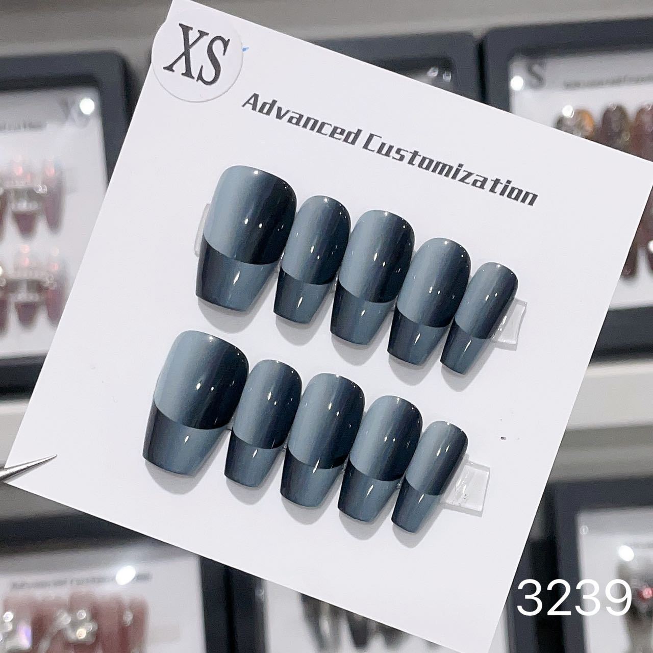 1025- Handmade press on nails fake nails removable