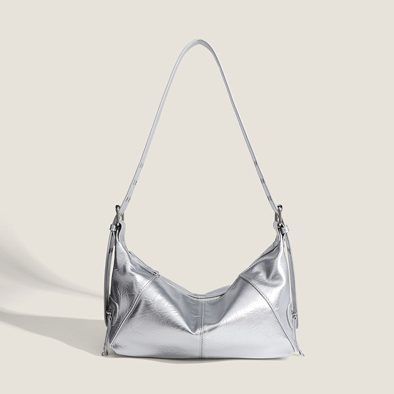 Small hobo bags for women Retro locomotive armpit bag, versatile shoulder handbag