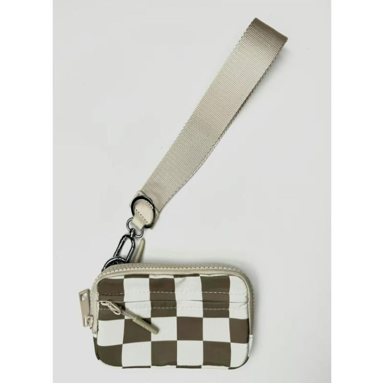 Transparent PVC Card Bag – Portable Wrist Bag for Bank Card & Change Storage