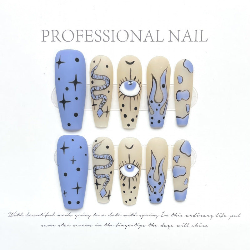 1023- Handmade press on nails fake nails removable