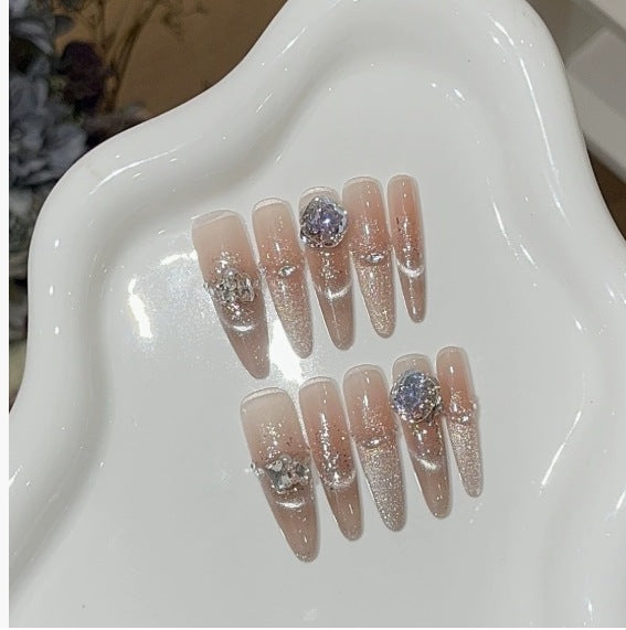 1034- Handmade press on nails fake nails removable