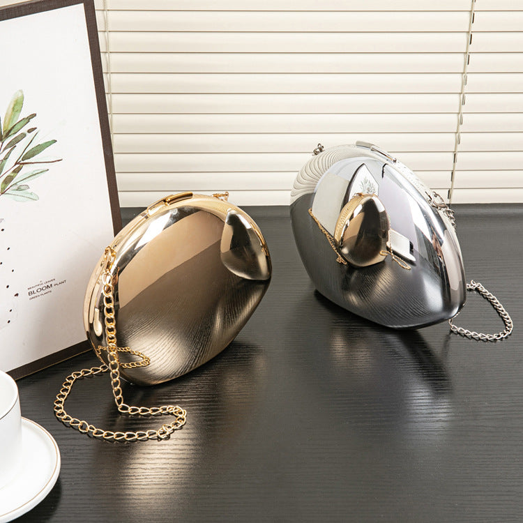 Golden Acrylic Bag, Shiny Metallic Banquet Purse,evening Purse, Evening Bags for Women Formal, Clutch Purse, Dinner Purse, Clutch Purse Casual,