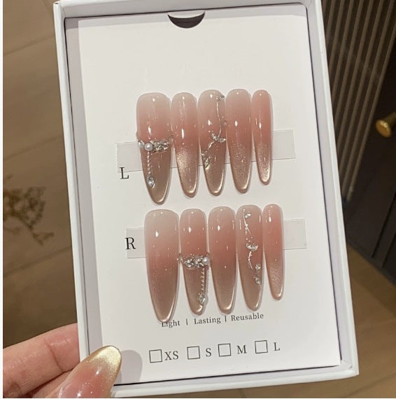 1033- Handmade press on nails fake nails removable