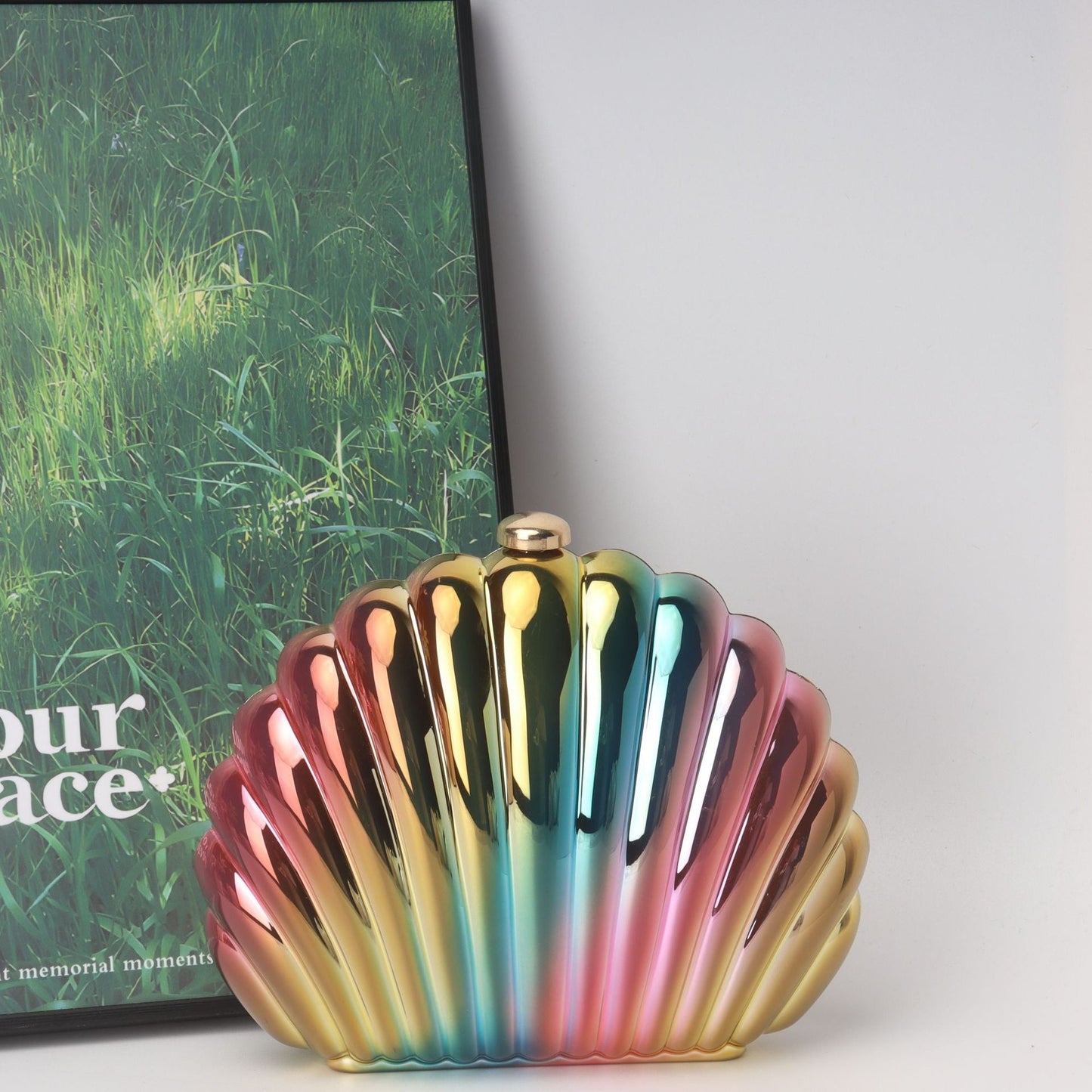 Shell Box Bag, Clutch Purse, Dinner Purse evening Clutch Purse Party, Prom Bag, Party Purse,