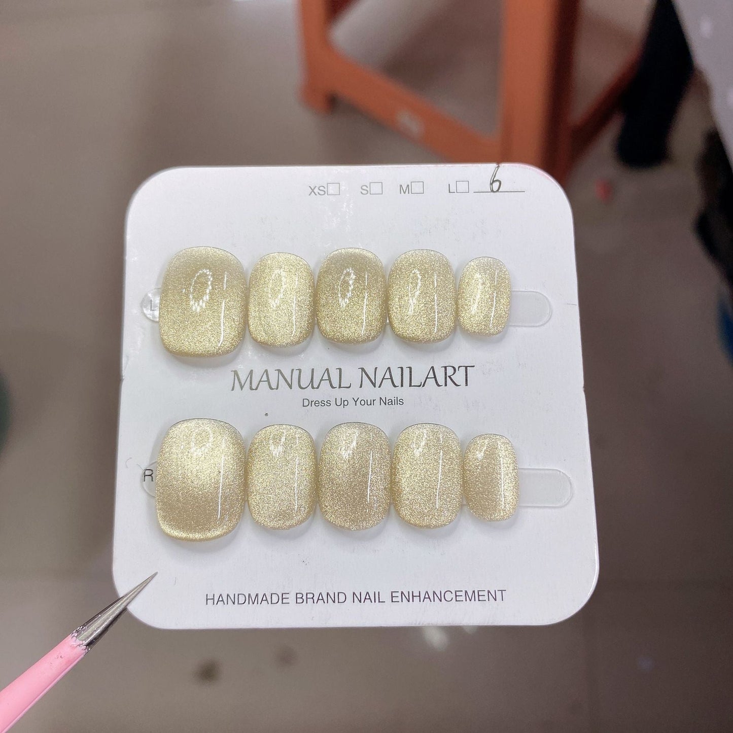 1026- Handmade press on nails fake nails removable