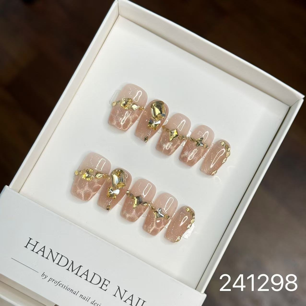 1028- Handmade press on nails fake nails removable