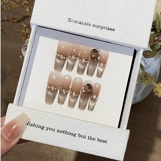 1033- Handmade press on nails fake nails removable