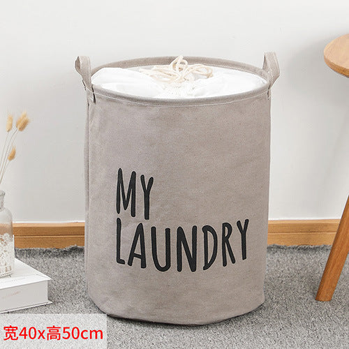 Clothes dirty clothes basket, large capacity bundle quilt clothes storage bag, waterproof and moisture-proof packaging bag household, fabric laundry bag