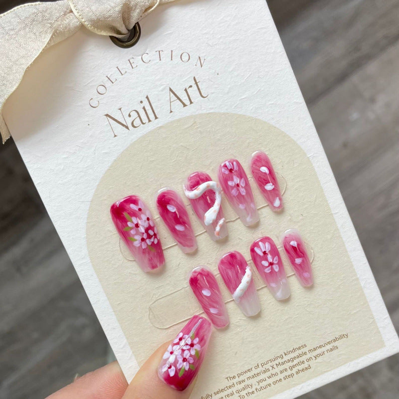 0937- Handmade press on nails fake nails removable