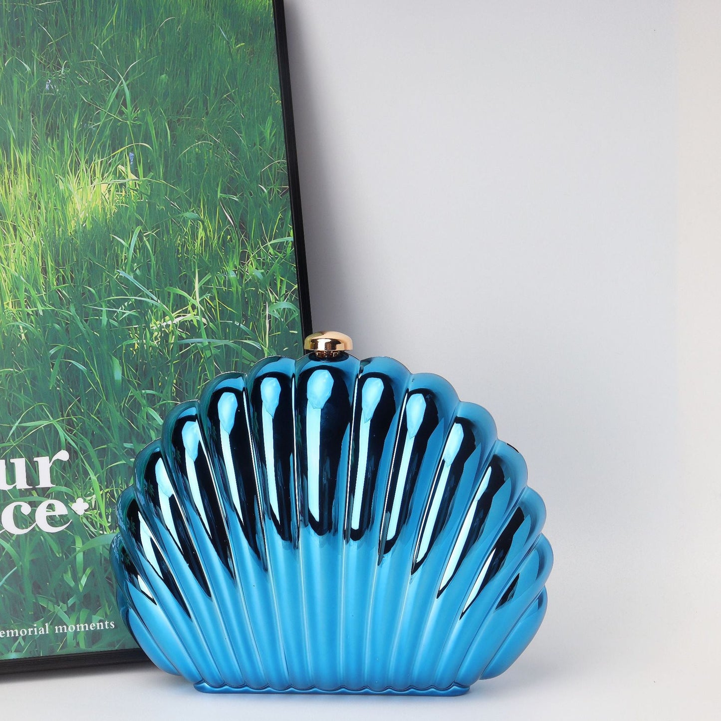 Shell Box Bag, Clutch Purse, Dinner Purse evening Clutch Purse Party, Prom Bag, Party Purse,