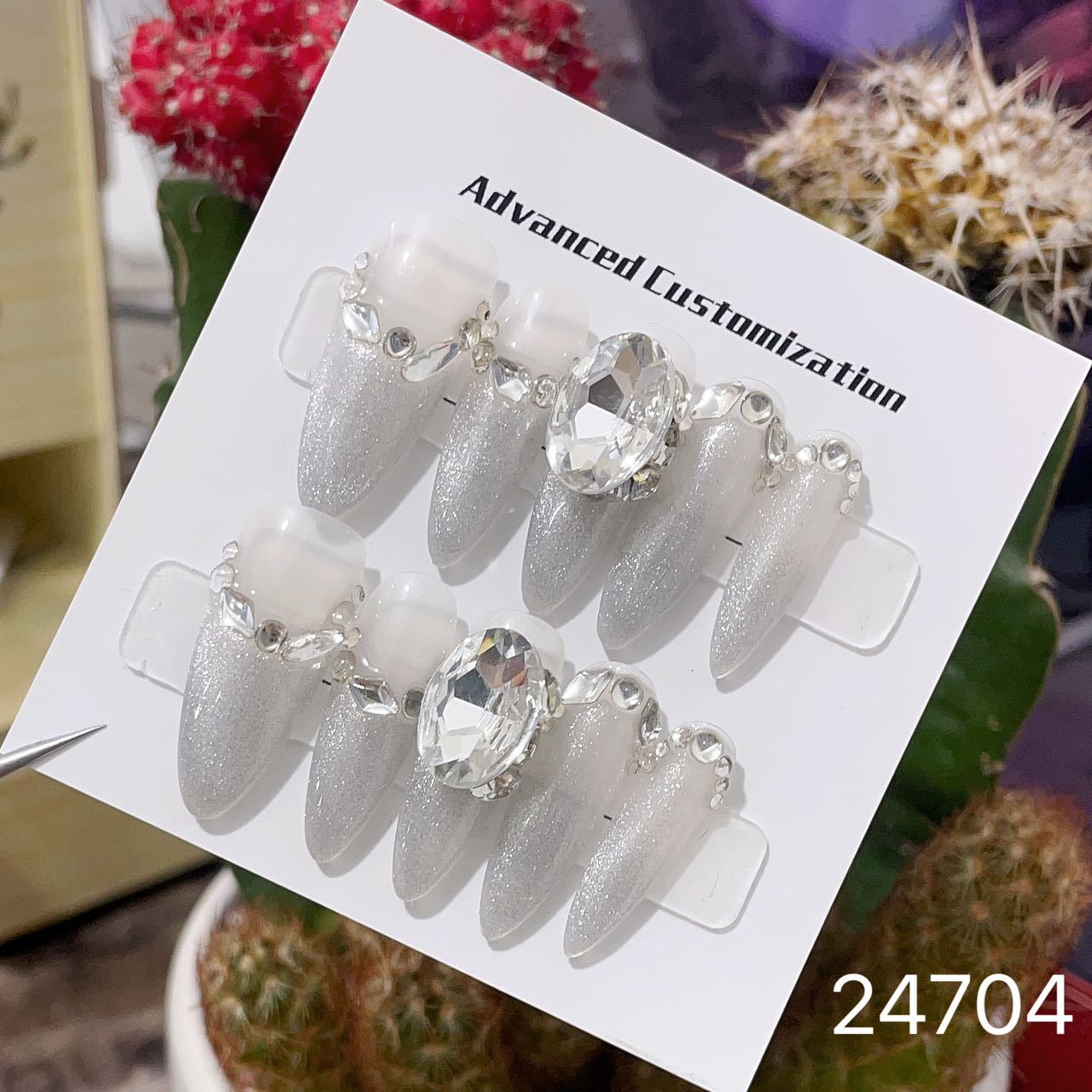 0967- Handmade press on nails fake nails removable