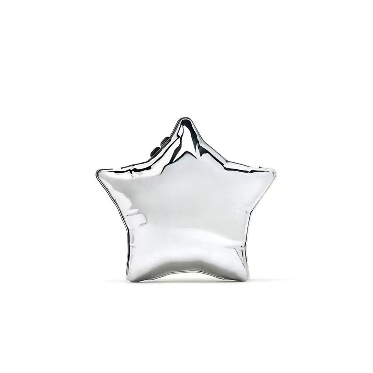 Silver Pentagram Chain evening Bag, Acrylic Mini Change, Key Lipstick Purse, Crossbody Prom Bag, Party Purse, Prom Bags Clutch, Wedding Purse