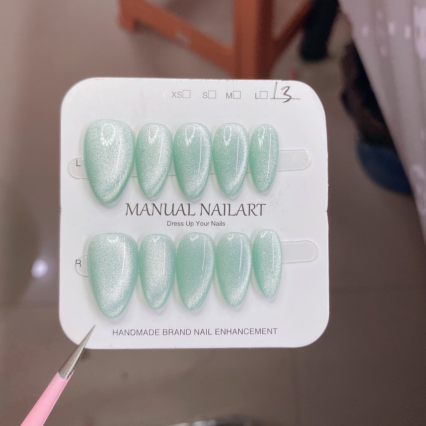 1027- Handmade press on nails fake nails removable