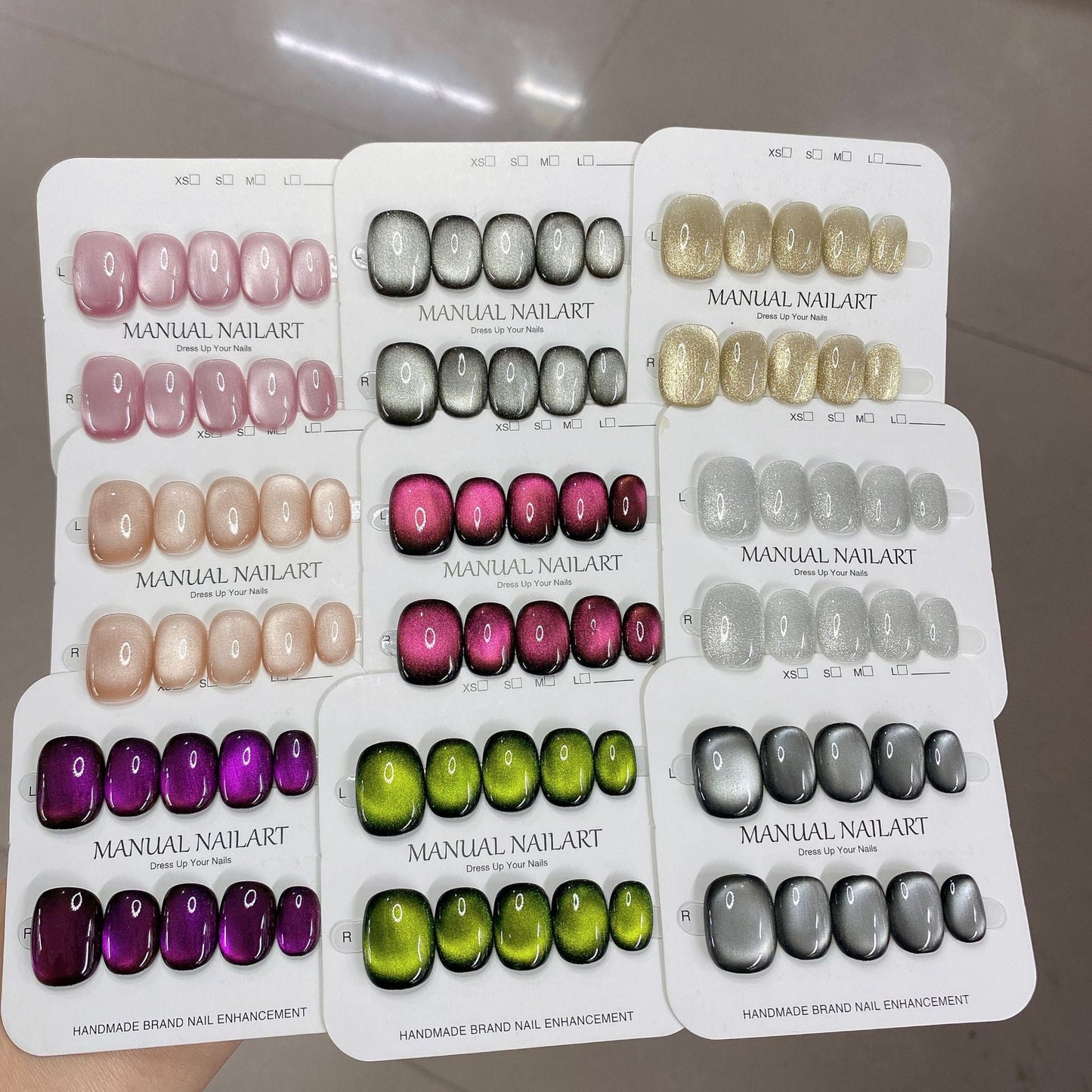 1027- Handmade press on nails fake nails removable