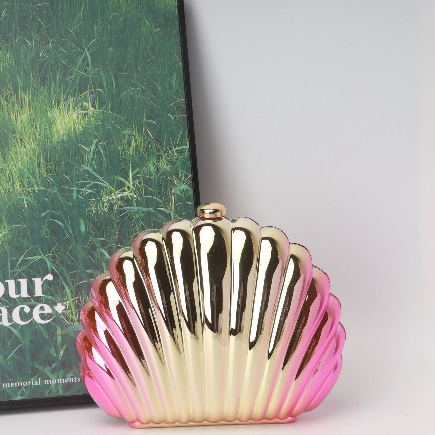 Shell Box Bag, Clutch Purse, Dinner Purse evening Clutch Purse Party, Prom Bag, Party Purse,