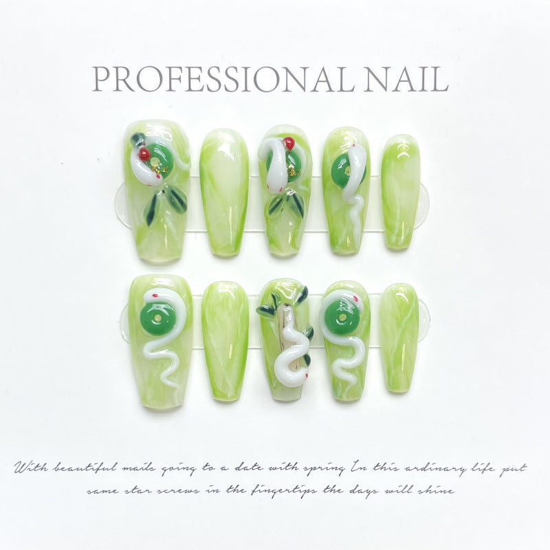 0937- Handmade press on nails fake nails removable