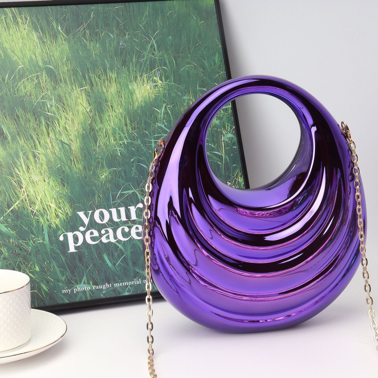 Acrylic Lock Women's Bag, Prom Bag, Party Purse, Prom Bags Clutch, Wedding Purse, Evening Purse, Dinner Bag,