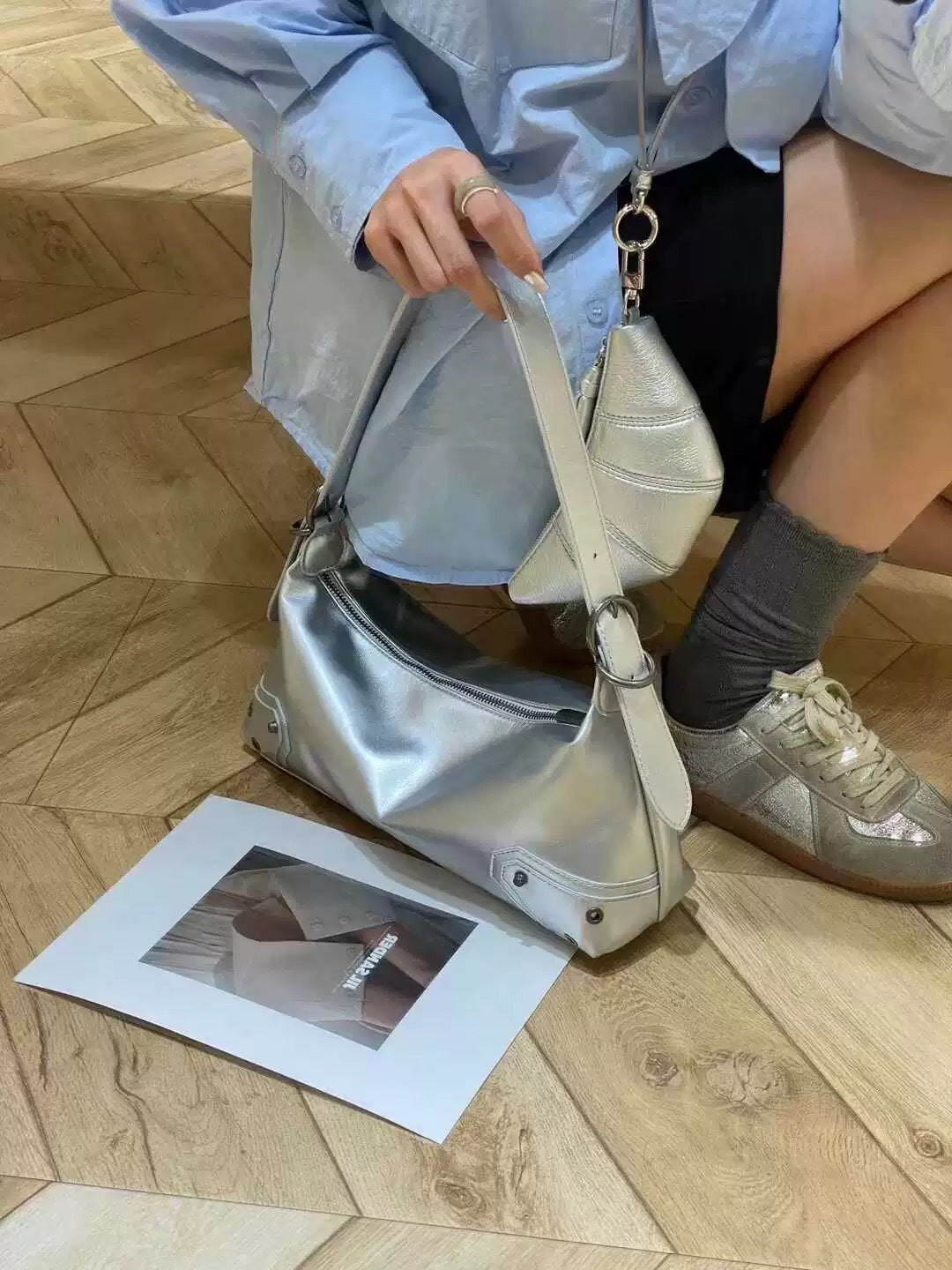 small shoulder bag, female design spring fashion shoulder bag, chic hobo shoulder bag