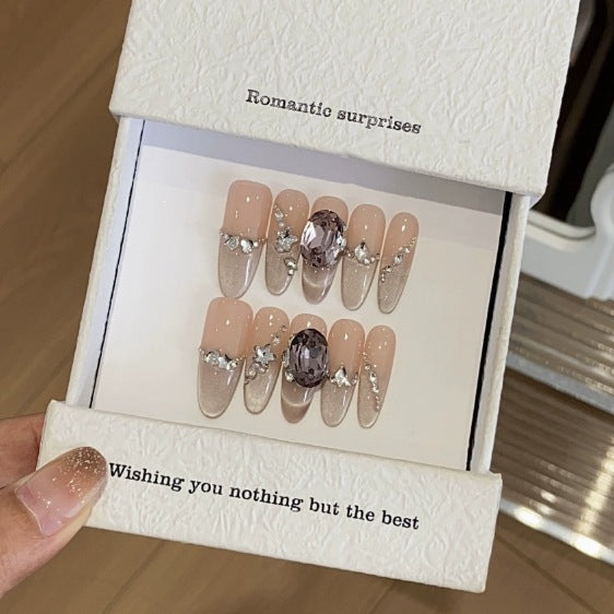 1033- Handmade press on nails fake nails removable