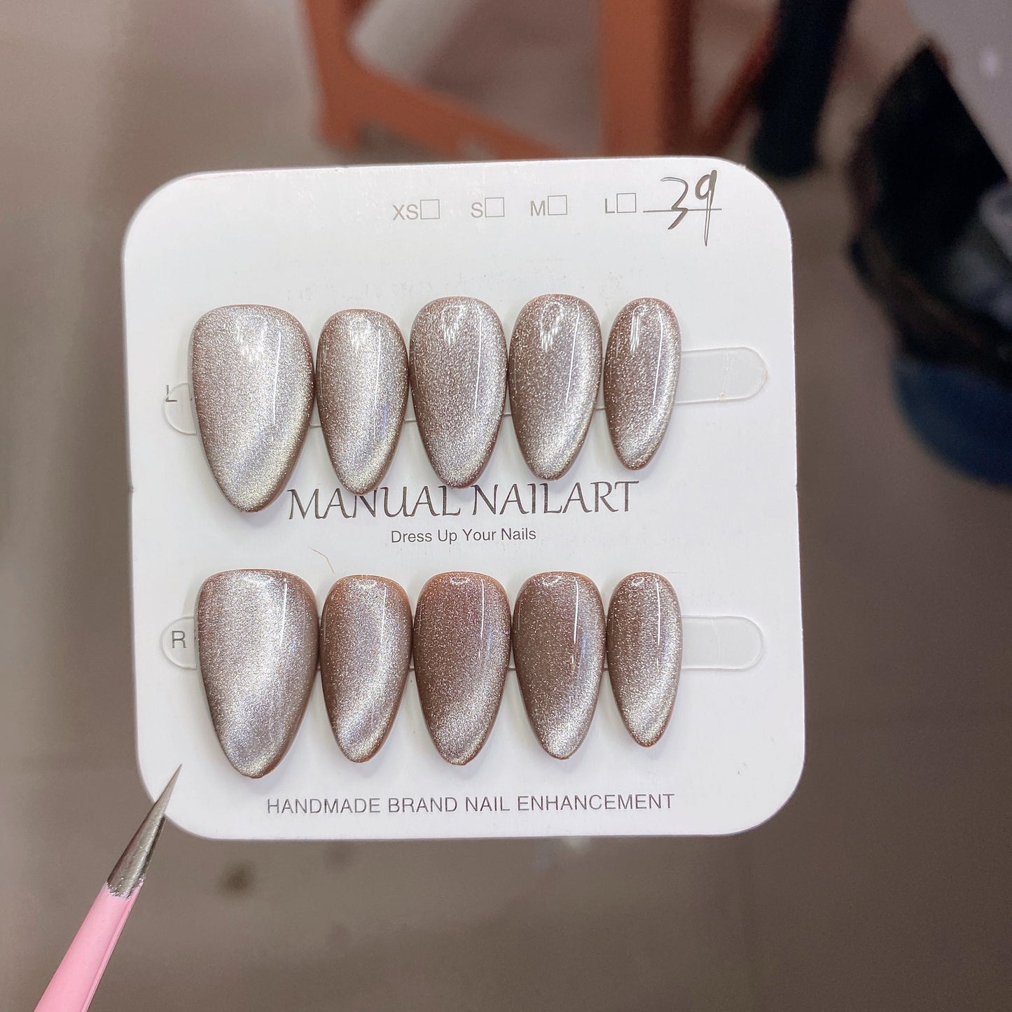 1027- Handmade press on nails fake nails removable