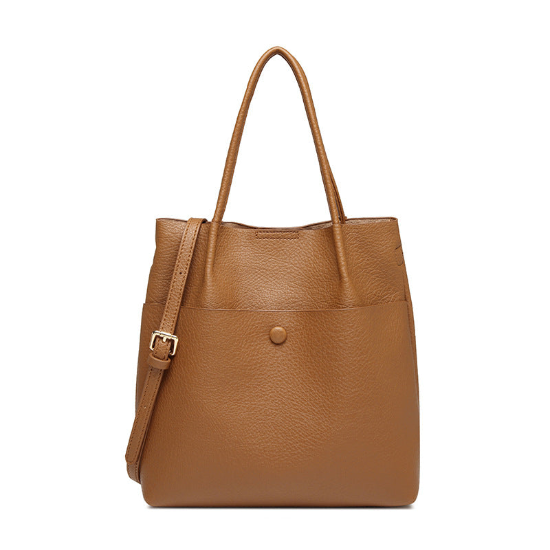 College style tote bag, large capacity tote bag, simple versatile top handle purse, tote shoulder hobo bag