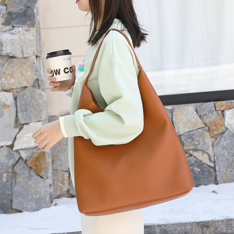 Casual retro hobo bag, fashion handbag, pu large capacity shoulder women's bag