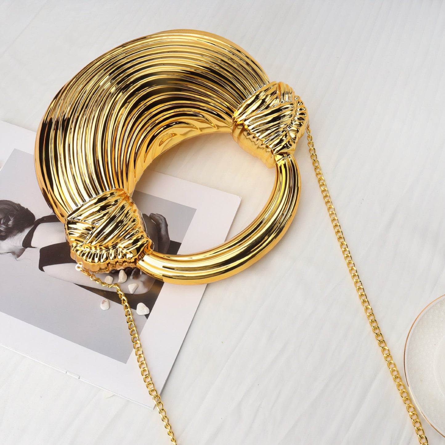 Shinny Acrylic Knotted evening Clutch Purse, Dinner Purse, Clutch Purse Casual, Clutch Purse Party, Prom Bag, Party Purse,