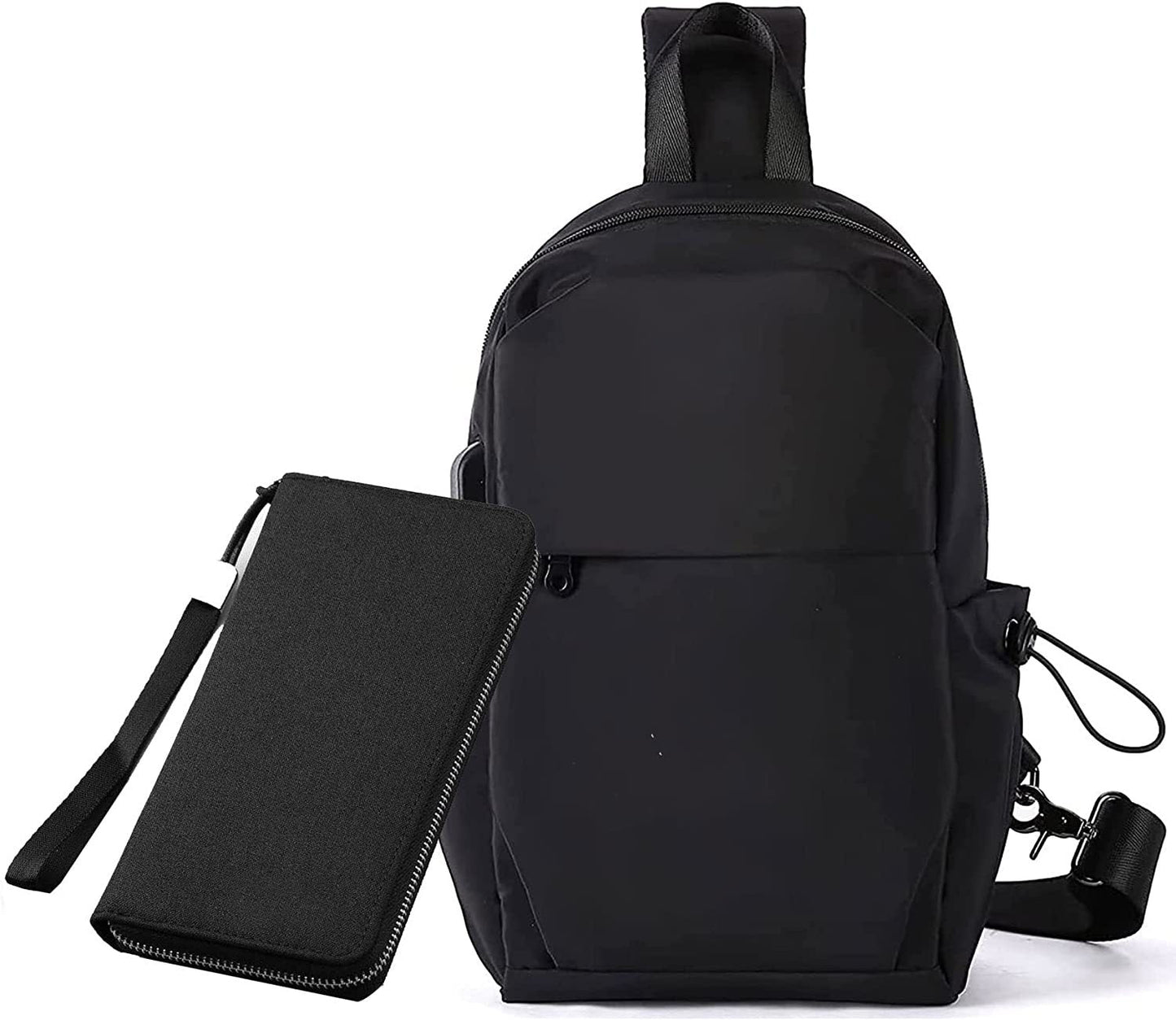 Chest bag, chest purse, fanny pack, fanny pack crossbody unisex, trekking multifunctional anti-theft single belt tactical Crossbody bag, fanny pack suitable for walking bike travel cycling