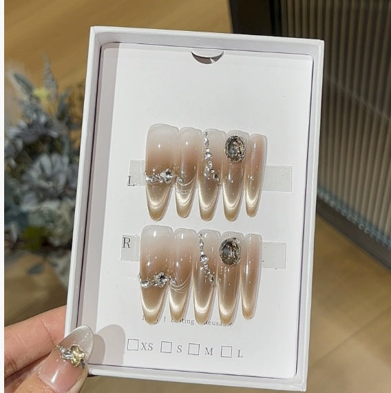 1034- Handmade press on nails fake nails removable