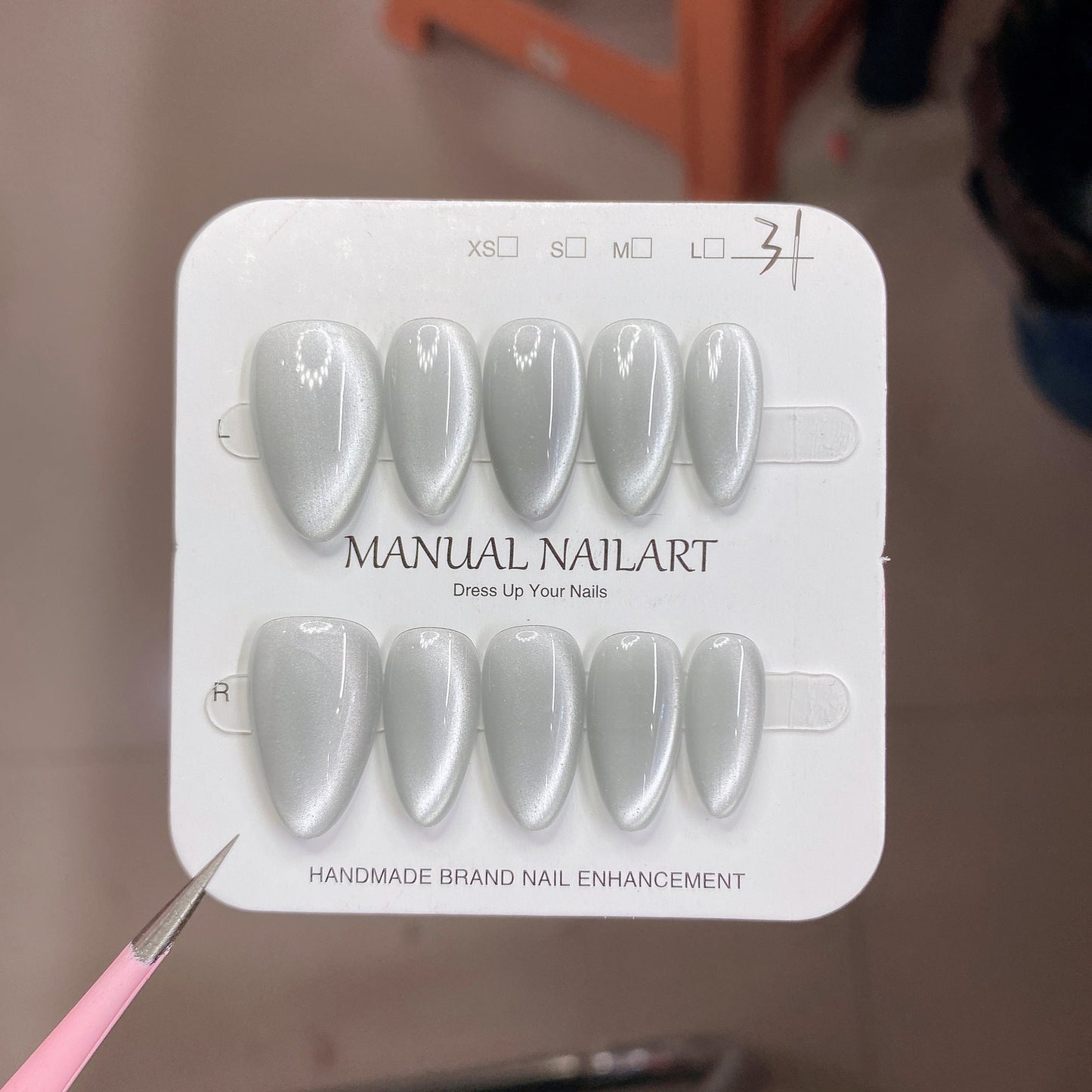 1027- Handmade press on nails fake nails removable